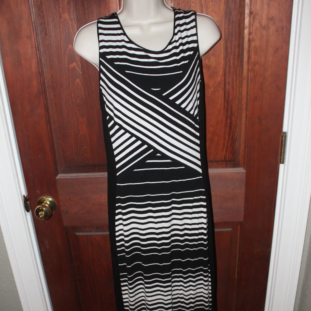 White House Black Market (WHBM) Striped Maxi Dress